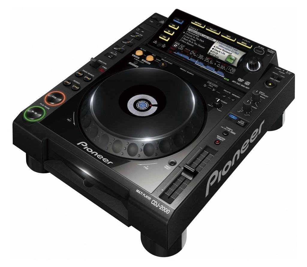 The Pioneer CDJ-2000 CD player