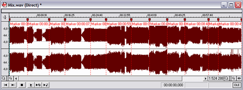 Splitting a mix into separate tracks