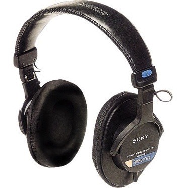 The Sony MDR-7506 pro headphones